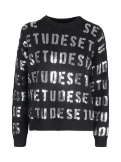 Solada Maglione donna oversize con paillettes