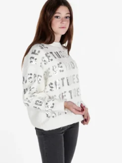 Solada Maglione donna oversize con paillettes