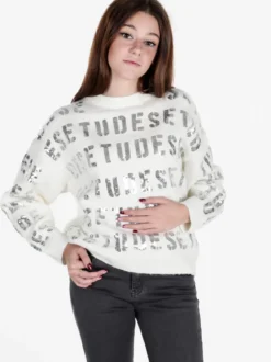 Solada Maglione donna oversize con paillettes