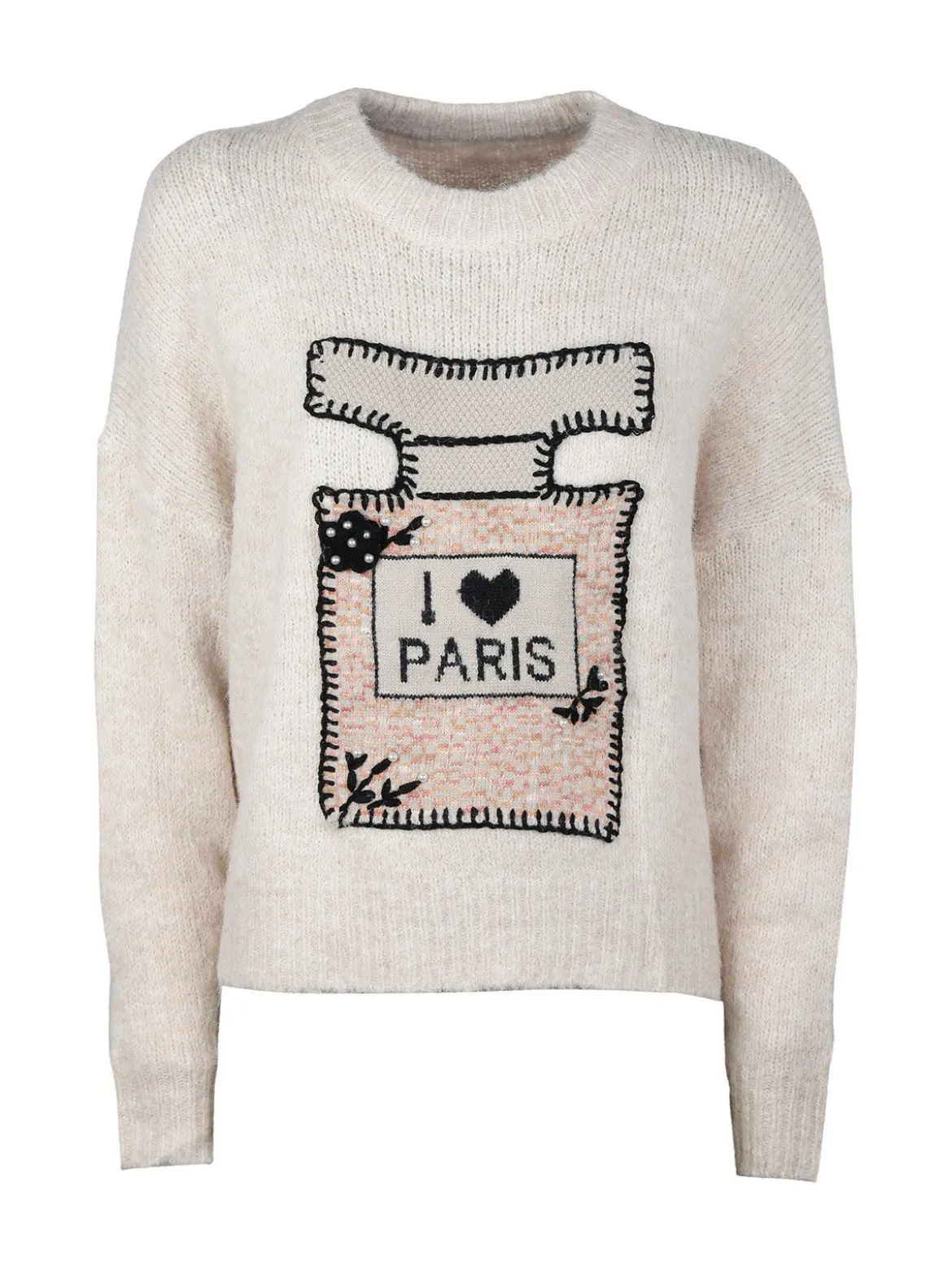 Solada Maglione donna oversize con spalle cadenti