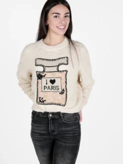 Solada Maglione donna oversize con spalle cadenti