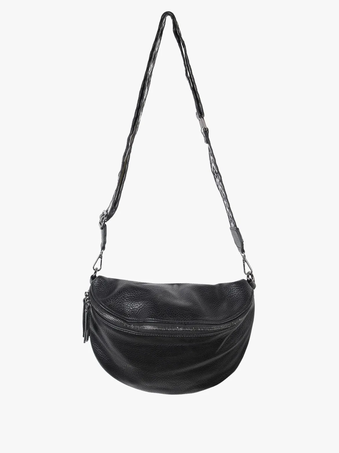 Solada Marsupio donna in con zip e tracolla stampata