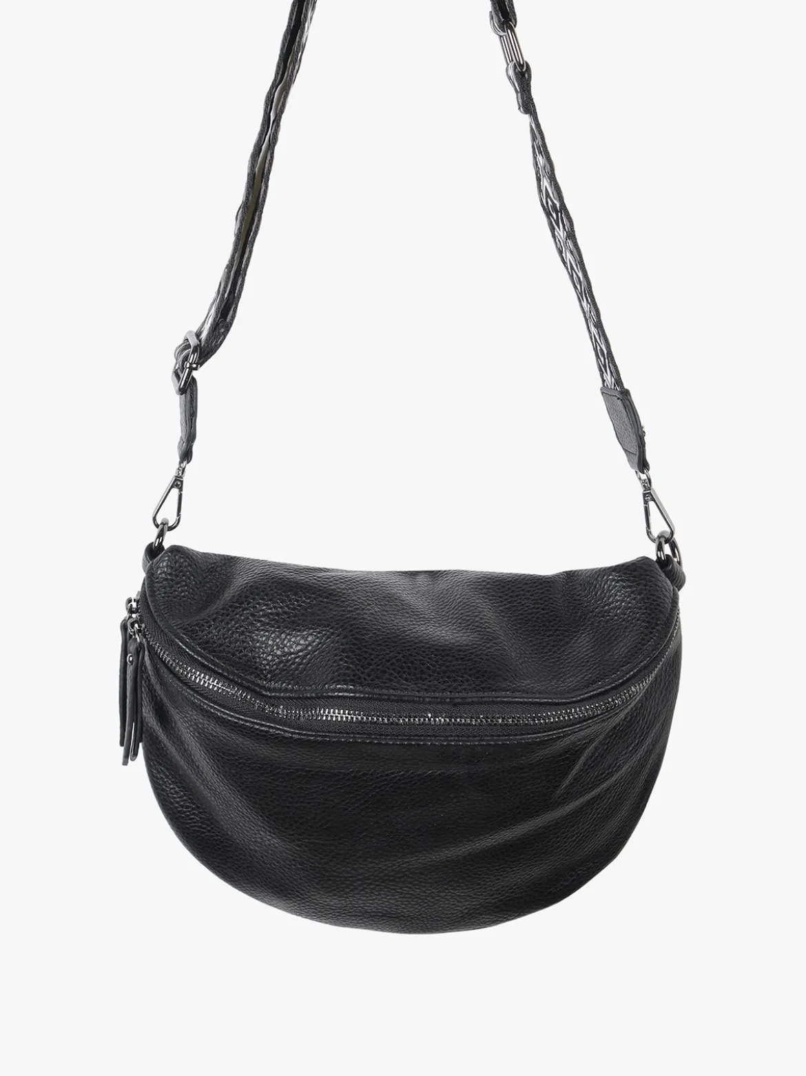 Solada Marsupio donna in con zip e tracolla stampata