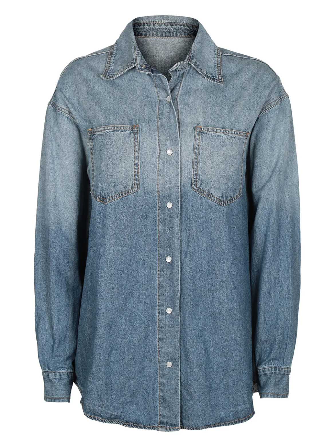 Solada Maxi camicia in jeans da donna