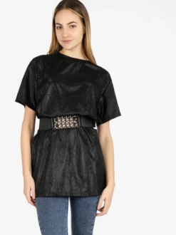 Solada Maxi t-shirt donna con glitter