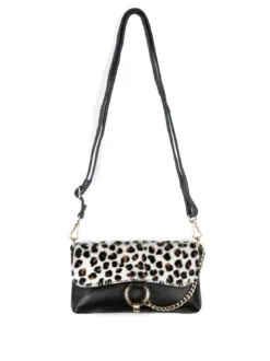 Solada Mini borsetta a tracolla in pelle animalier