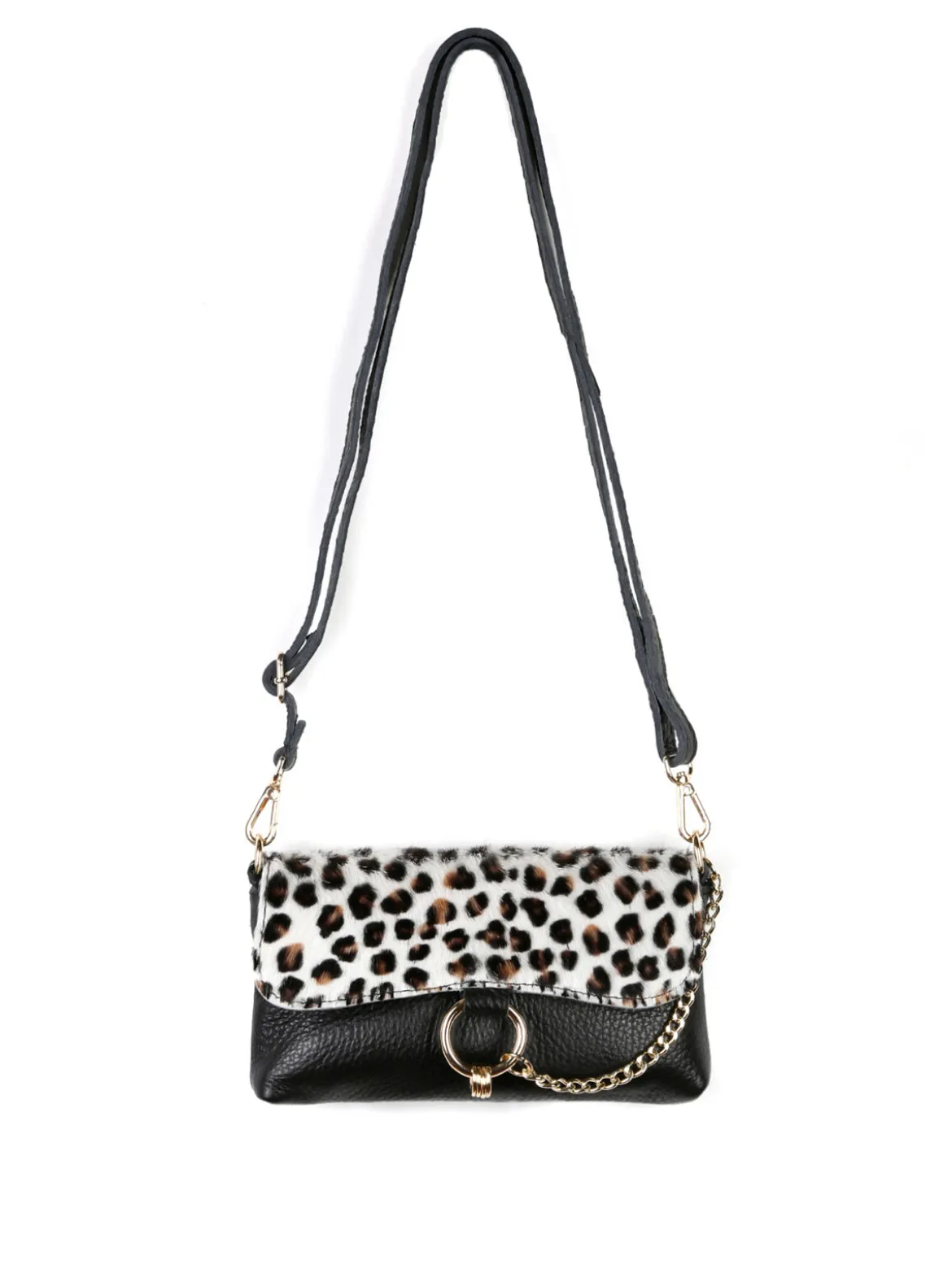 Solada Mini borsetta a tracolla in pelle animalier