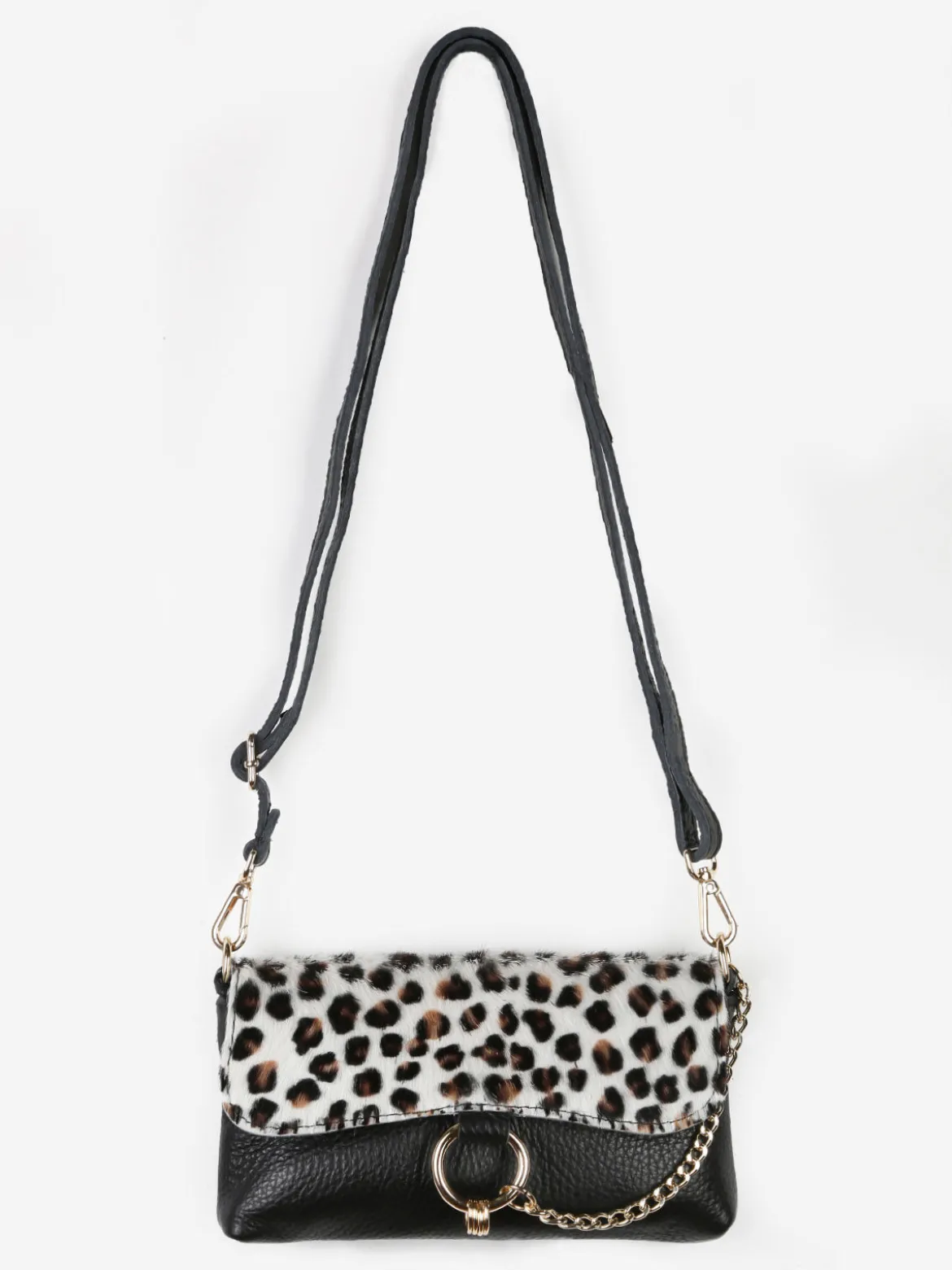 Solada Mini borsetta a tracolla in pelle animalier