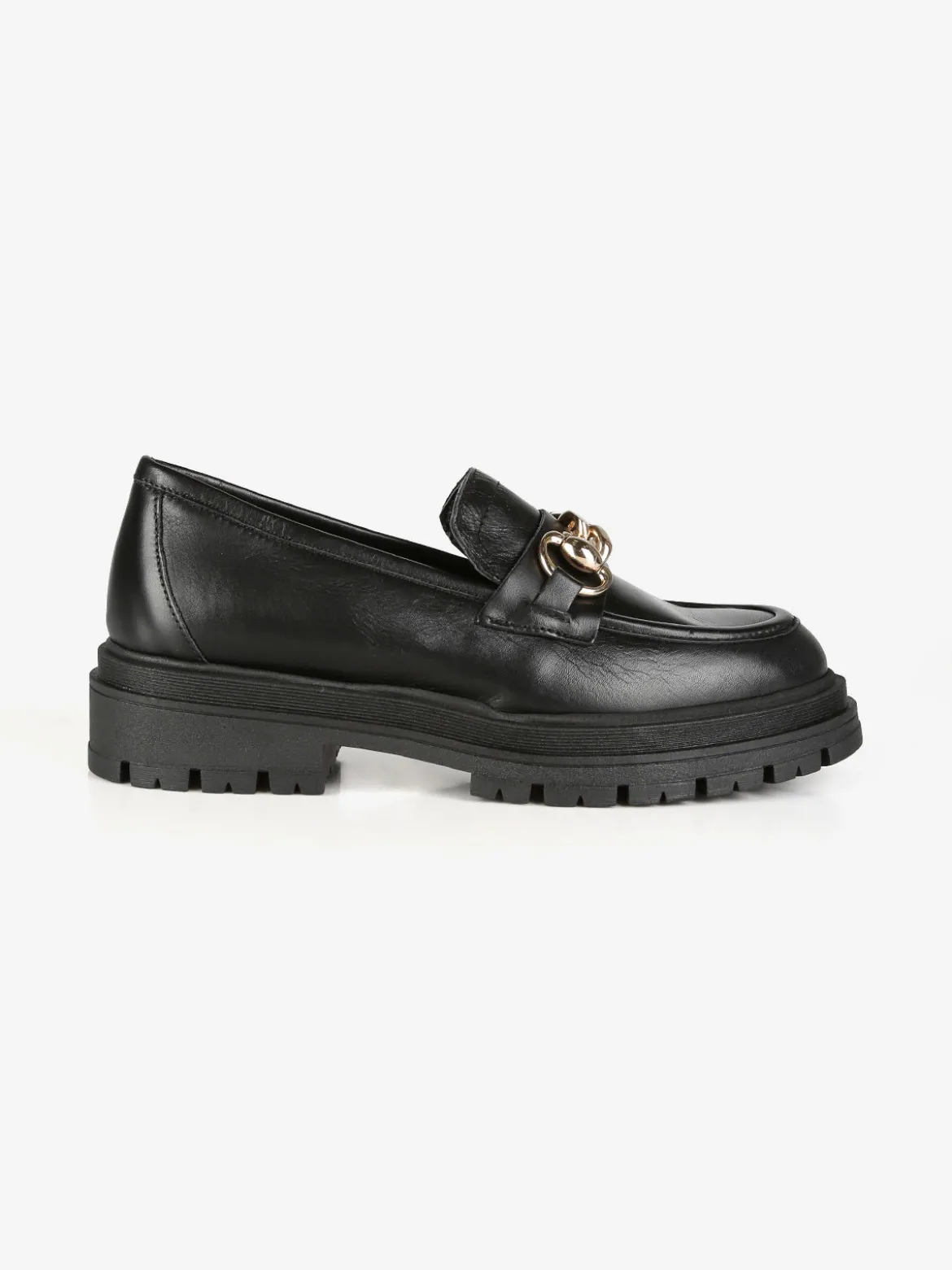 Solada Mocassini in pelle donna con platform