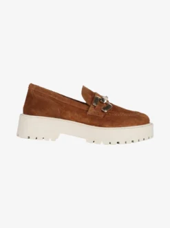 Solada Mocassini in pelle donna con platform