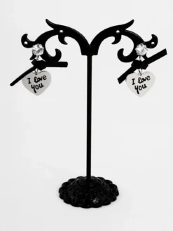 Solada Orecchini con cuore e strass