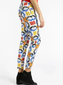Solada Pantalone a fantasia slim fit