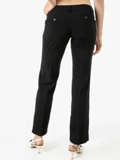 Solada Pantaloni classici da donna a vita bassa - nero
