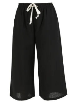 Solada Pantaloni cropped donna in misto cotone