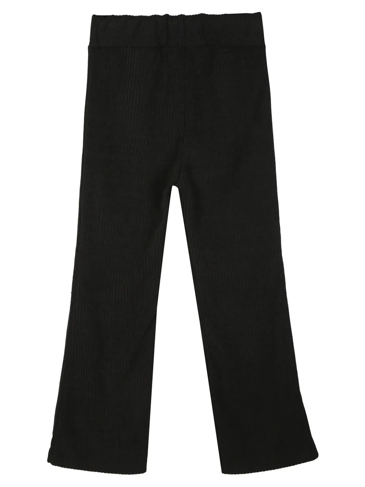 Solada Pantaloni da bambina a coste con finale a zampa