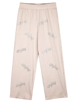 Solada Pantaloni da bambina a gamba larga con strass