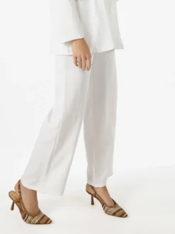 Solada Pantaloni da donna a gamba dritta e larga - bianco