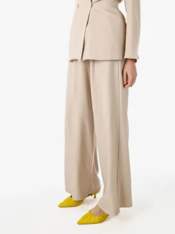 Solada Pantaloni da donna a gamba larga e dritta - beige