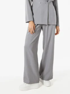 Solada Pantaloni da donna a gamba larga e dritta - grigio