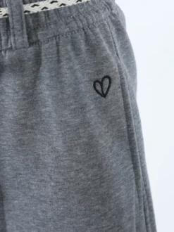 Solada Pantaloni da donna in felpa con elastico in vita - grigio