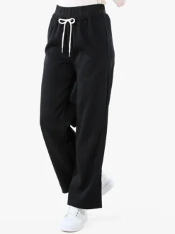 Solada Pantaloni da donna sportivi a gamba larga - nero