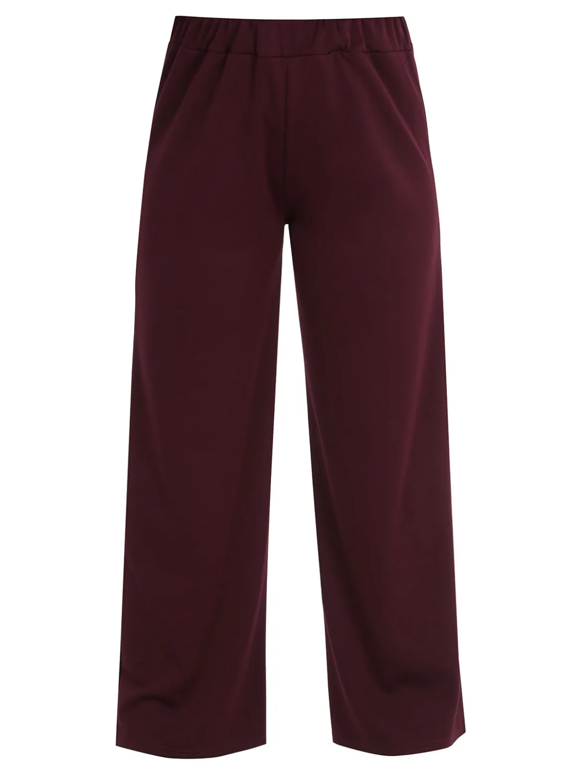Solada Pantaloni donna a gamba larga - bordeaux
