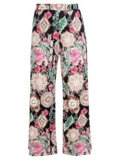 Solada Pantaloni donna a gamba larga con stampe