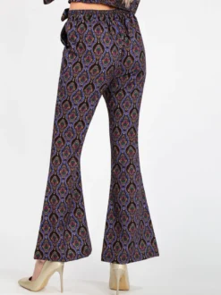 Solada Pantaloni donna a zampa con stampe