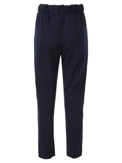 Solada Pantaloni donna con coulisse - blu scuro