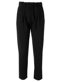 Solada Pantaloni donna con coulisse - nero