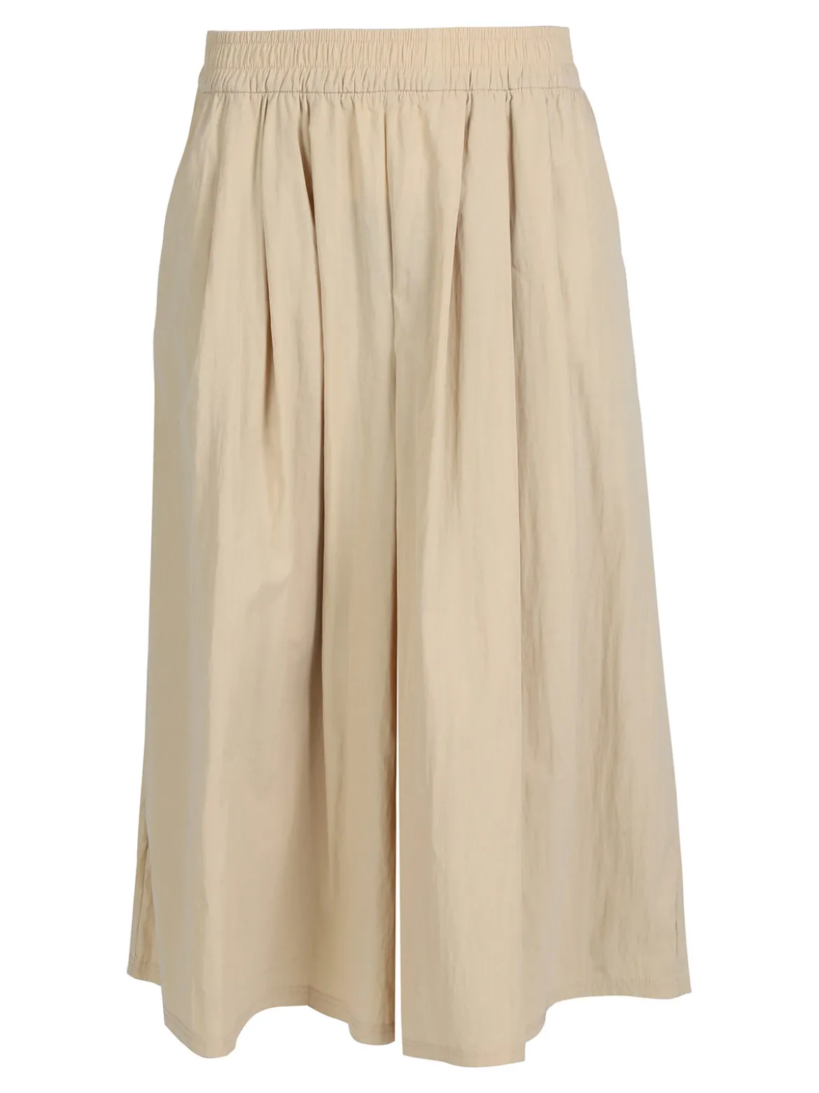 Solada Pantaloni donna cropped a palazzo effetto crespo