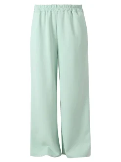 Solada Pantaloni donna in felpa a gamba larga - acqua marina