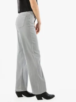 Solada Pantaloni donna jeans a gamba larga - grigio