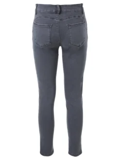 Solada Pantaloni donna jeans skinny taglie grandi - grigio