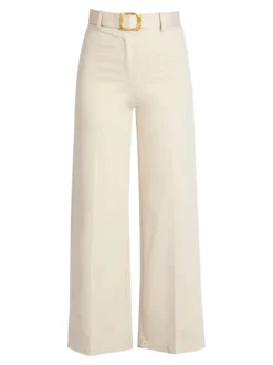 Solada Pantaloni gamba larga da donna con cintura