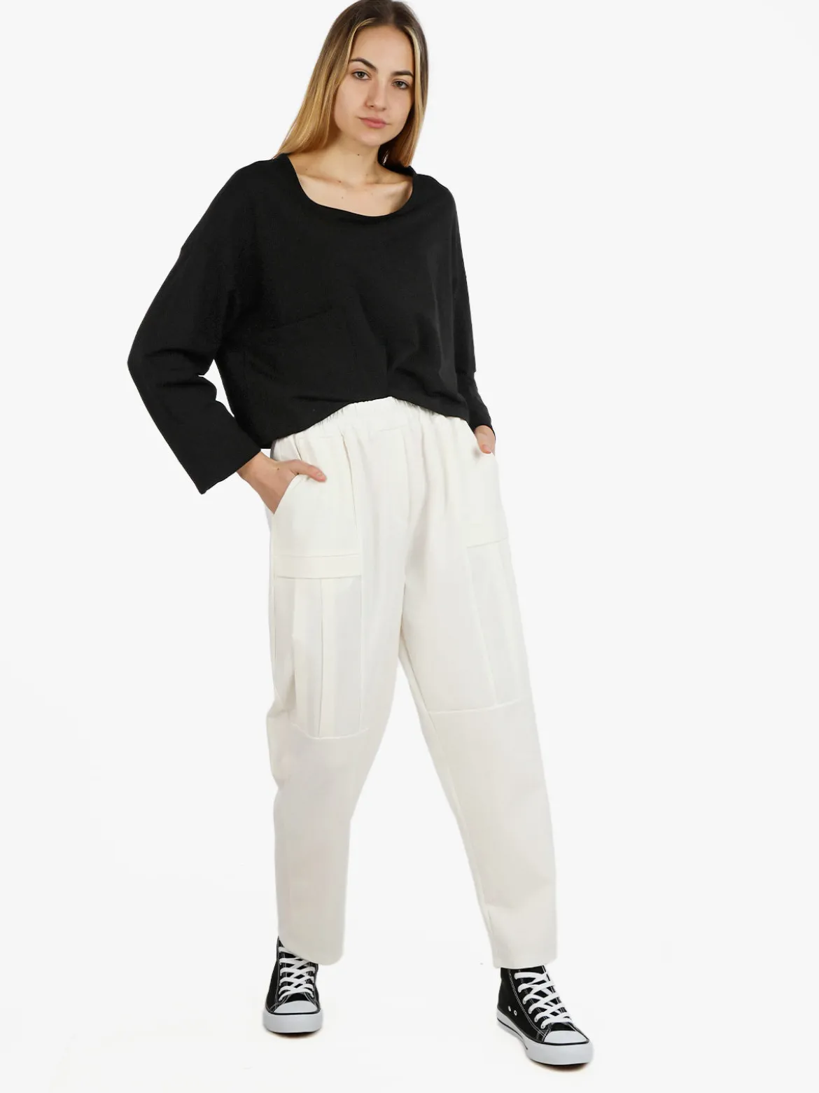 Solada Pantaloni jogger da donna a gamba larga
