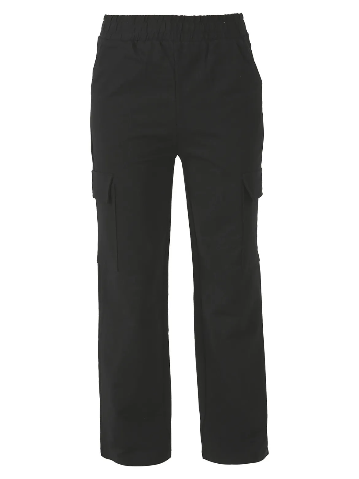 Solada Pantaloni tuta da donna con tasconi a gamba dritta - nero