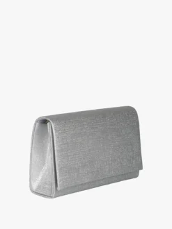 Solada Pochette donna con lurex - argento