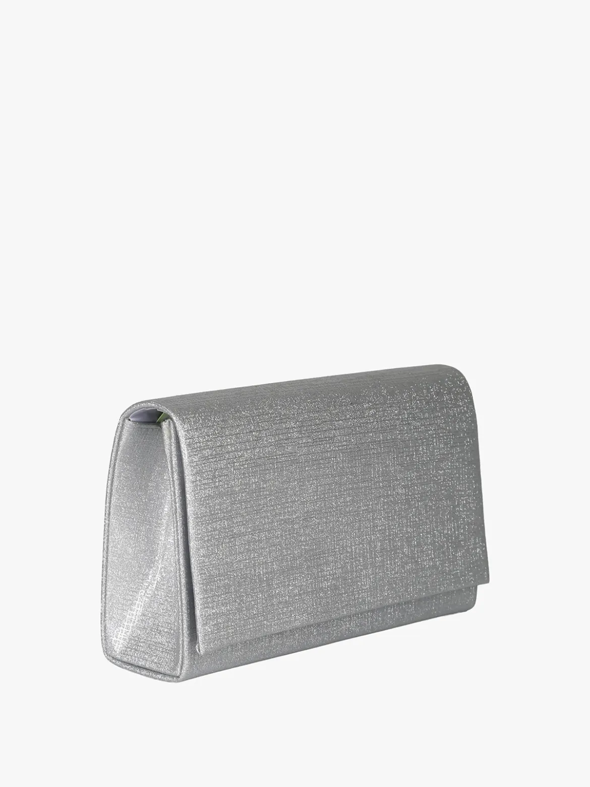 Solada Pochette donna con lurex - argento