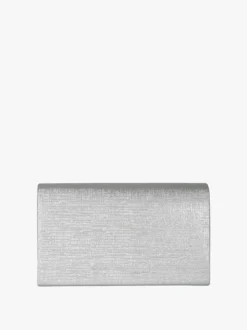 Solada Pochette donna con lurex - argento