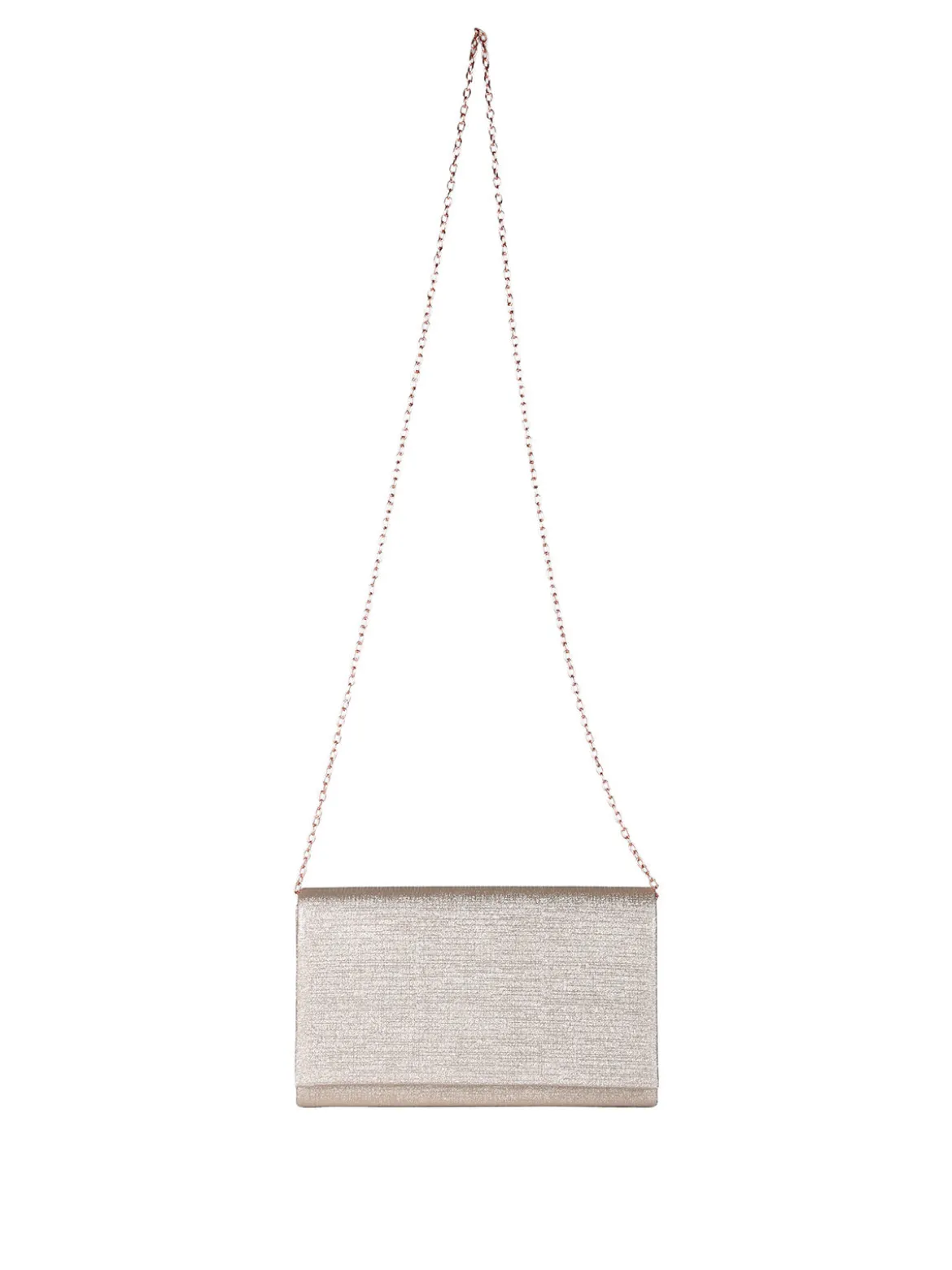 Solada Pochette donna con lurex - champagne