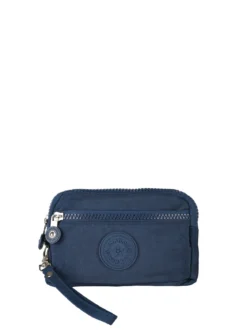 Solada Pochette donna in nylon con polsiera - blu scuro
