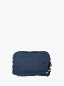 Solada Pochette donna in nylon con polsiera - blu scuro