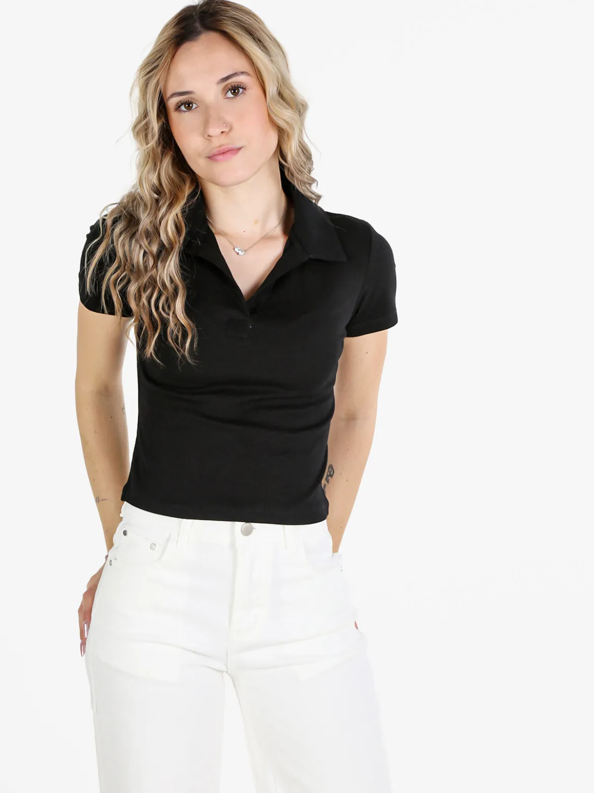 Solada Polo donna in cotone a maniche corte