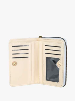Solada Portafoglio da donna con stampa monogramma - bianco