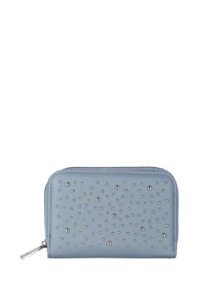 Solada Portafoglio donna con borchie - blu