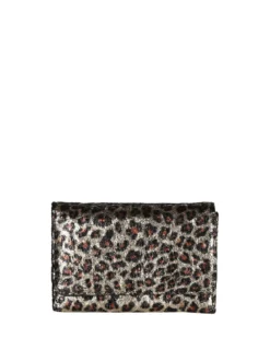 Solada Portafoglio donna crespo animalier