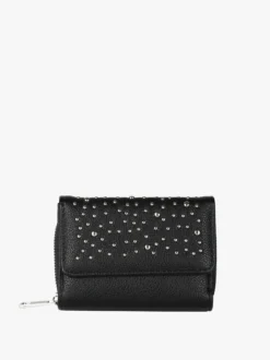 Solada Portafoglio mini da donna con borchie - nero