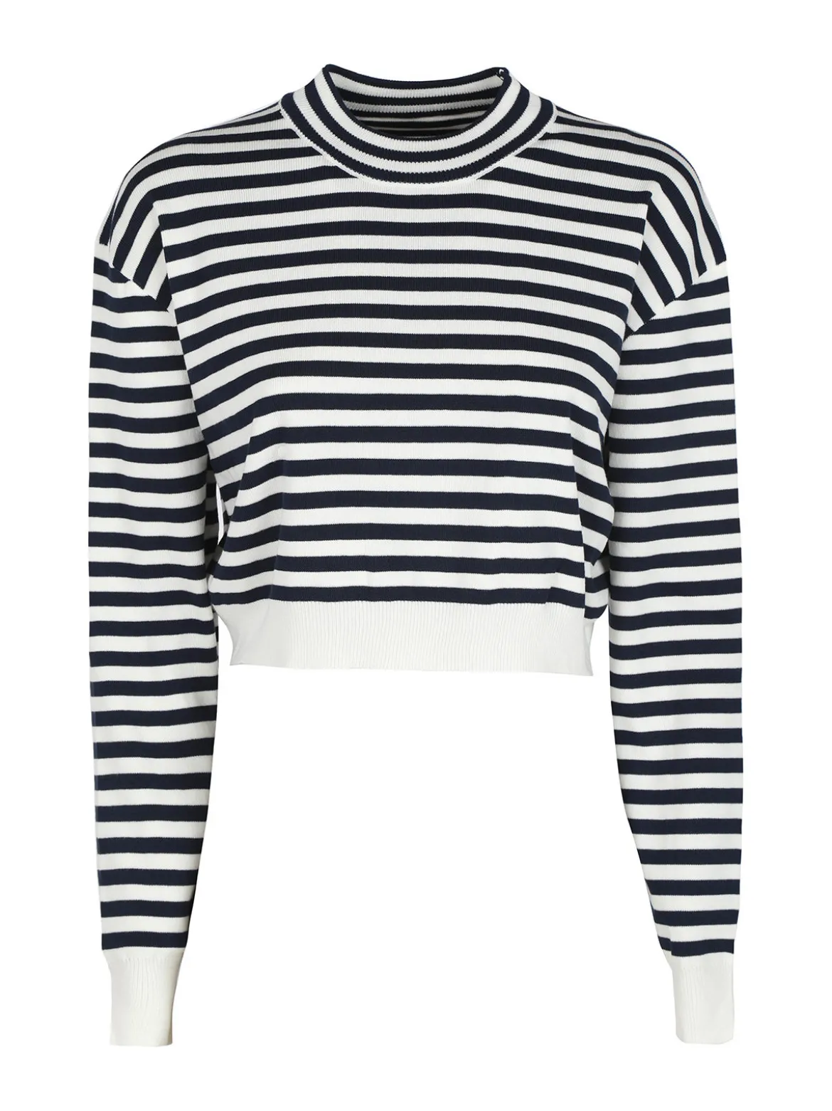 Solada Pullover cropped da donna a righe
