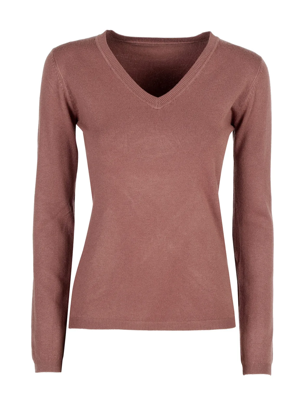 Solada Pullover donna con scollo a V - marrone